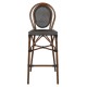 ΣΚΑΜΠΟ ΑΛΟΥΜΙΝΙΟΥ AZARIA HM5059 BAMBOO LOOK ΚΑΦΕ ΜΕ TEXTLINE 44x52x115Υεκ