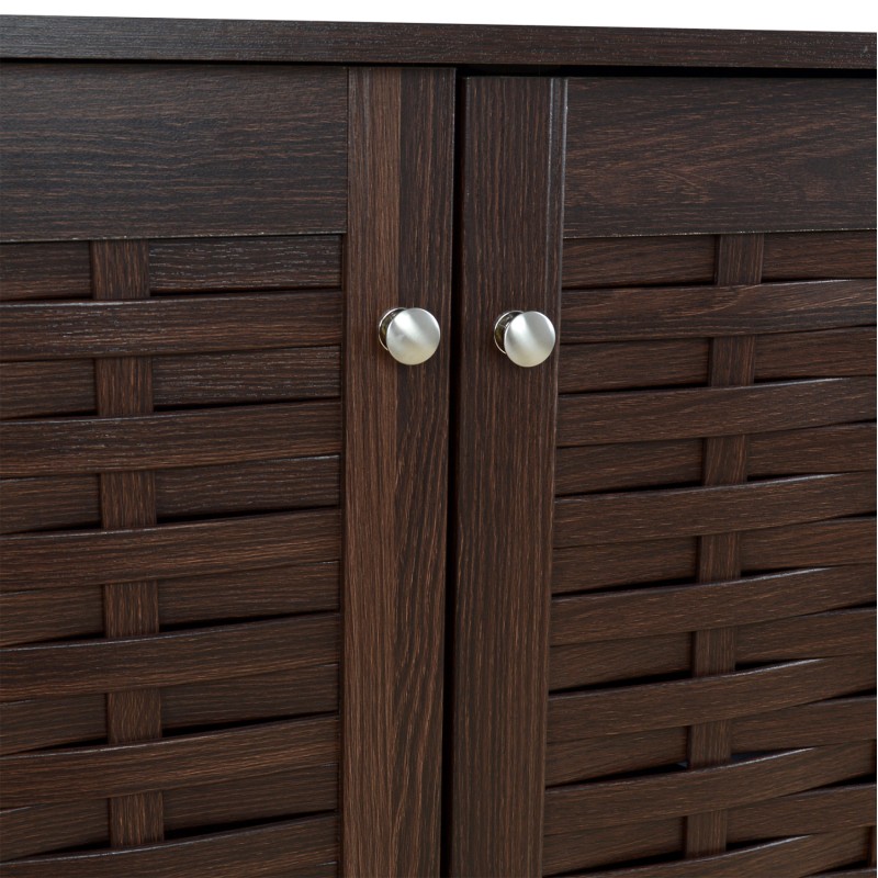 ΠΑΠΟΥΤΣΟΘΗΚΗ-ΝΤΟΥΛΑΠΙ ΞΥΛΙΝΗ CASSIOPE HM2208.01 WENGE 77Χ34Χ67.5Υεκ.