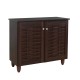 ΠΑΠΟΥΤΣΟΘΗΚΗ-ΝΤΟΥΛΑΠΙ ΞΥΛΙΝΗ CASSIOPE HM2208.01 WENGE 77Χ34Χ67.5Υεκ.