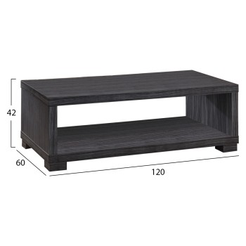 ΤΡΑΠΕΖΙ ΣΑΛΟΝΙΟΥ SALEM HM2217.01 ZEBRANO 120Χ60Χ42εκ.