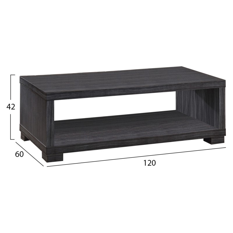 ΤΡΑΠΕΖΙ ΣΑΛΟΝΙΟΥ SALEM HM2217.01 ZEBRANO 120Χ60Χ42εκ.