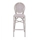 ΣΚΑΜΠΩ ΑΛΟΥΜΙΝΙΟΥ BAMBOO LOOK ΠΑΤΙΝΑ ΛΕΥΚΟ ΜΕ TEXTLINE HM5110 41x52x116 εκ.