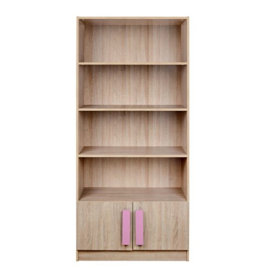 ΒΙΒΛΙΟΘΗΚΗ PLAYROOM SONAMA-ΡΟΖ HM10146.03 80X35X180εκ. ΒΙΒΛΙΟΘΗΚΗ PLAYROOM SONAMA-ΡΟΖ HM10146.03 80X35X180εκ.