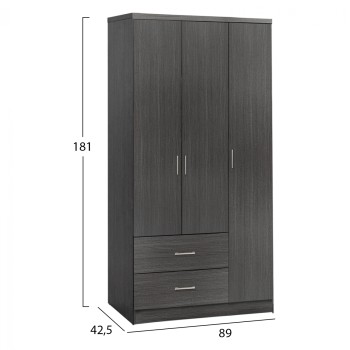 ΝΤΟΥΛΑΠΑ 3ΦΥΛΛΗ ME 2 ΣΥΡΤΑΡΙΑ CAESAR HM340.01 ZEBRANO 89Χ42,5Χ181Υεκ.