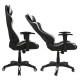 ΚΑΡΕΚΛΑ ΓΡΑΦΕΙΟΥ GAMING HM1062.04 SPEED ΜΑΥΡΟ ΛΕΥΚΟ PU 68,5x71,5x133,5 cm ΚΑΡΕΚΛΑ ΓΡΑΦΕΙΟΥ GAMING HM1062.04 SPEED ΜΑΥΡΟ ΛΕΥΚΟ PU 68,5x71,5x133,5 cm