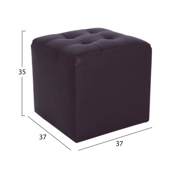 ΣΚΑΜΠΩ ΜΕ PU ΚΑΦΕ PUNK HM264.03 37x37x35εκ