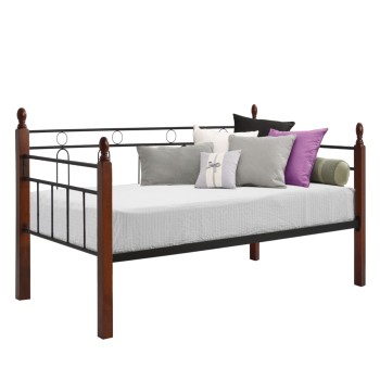 ΚΑΝΑΠΕΣ ΚΡΕΒΑΤΙ REVEN ΣΤΡΩΜΑ 90Χ190 εκ ΜΕΤΑΛΛΟ ΚΑΙ ΞΥΛΟ HM367