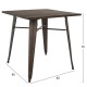 ΤΡΑΠΕΖΙ ΜΕΤΑΛΛΙΚΟ ΣΕ ΧΡΩΜΑ RUSTY ΚΑΙ ΞΥΛΟ HM0611.04 80x80x76εκ ΤΡΑΠΕΖΙ ΜΕΤΑΛΛΙΚΟ ΣΕ ΧΡΩΜΑ RUSTY ΚΑΙ ΞΥΛΟ HM0611.04 80x80x76εκ