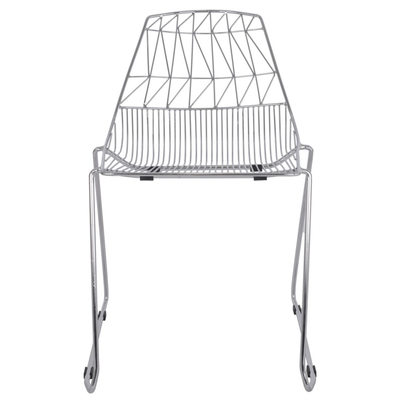 ΚΑΡΕΚΛΑ ΜΕΤΑΛΛΙΚΗ ΑΣΗΜΙ ICARUS HM8010.10 54x57x79cm