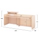 ΓΡΑΦΕΙΟ ΥΠΟΔΟΧΗΣ DALTON HM2068.02 ΜΕΛΑΜΙΝΗ ΣΕ SONAMA-ΜΠΕΖ 240x80x106Υεκ. ΓΡΑΦΕΙΟ ΥΠΟΔΟΧΗΣ DALTON HM2068.02 ΜΕΛΑΜΙΝΗ ΣΕ SONAMA-ΜΠΕΖ 240x80x106Υεκ.