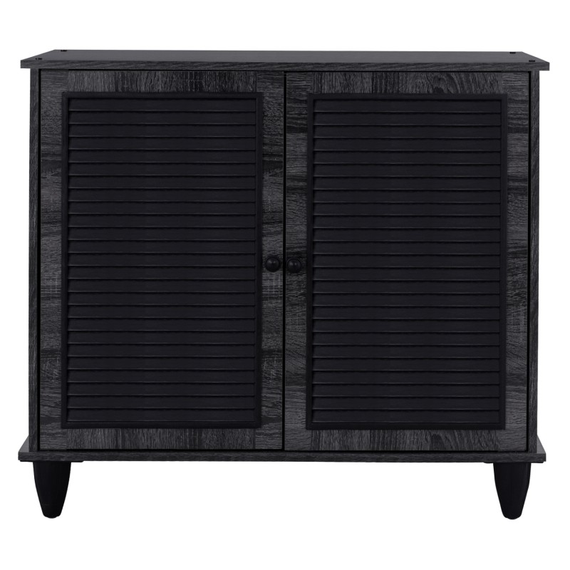 ΠΑΠΟΥΤΣΟΘΗΚΗ ΞΥΛΙΝΗ MCKENNA HM2266.01 ΣΕ ΑΝΘΡΑΚΙ ΧΡΩΜΑ 76,5X30X68,5