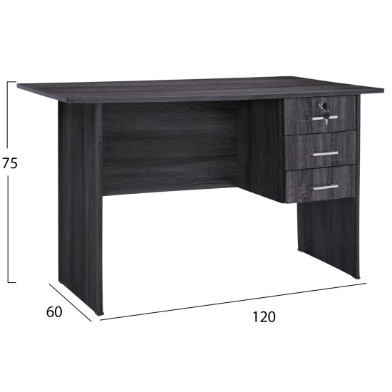 ΓΡΑΦΕΙΟ ΜΕΛΑΜΙΝΗΣ HAYDEN 120x60x75Υεκ.ΜΕ 3 ΣΥΡΤΑΡΙΑ ΣΕ ΑΝΘΡΑΚΙ ΧΡΩΜΑ HM2268.01 ΓΡΑΦΕΙΟ ΜΕΛΑΜΙΝΗΣ HAYDEN 120x60x75Υεκ.ΜΕ 3 ΣΥΡΤΑΡΙΑ ΣΕ ΑΝΘΡΑΚΙ ΧΡΩΜΑ HM2268.01