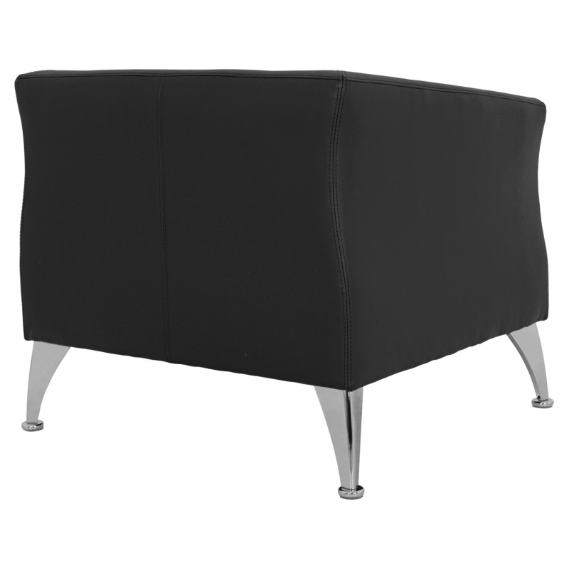 ΠΟΛΥΘΡΟΝΑ KIANA HM3122.11 ΜΕ ΜΑΥΡΟ PU 80x75x71 εκ.