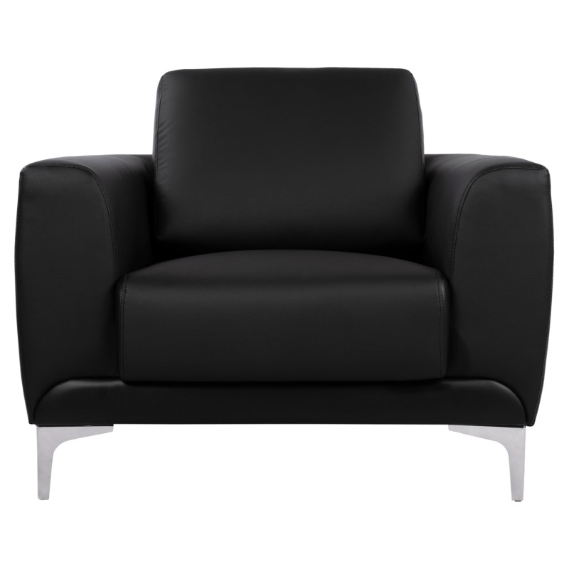 ΠΟΛΥΘΡΟΝΑ KENZIE HM3121.11 ΜΕ ΜΑΥΡΟ PU 89x81x81 εκ.