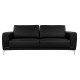 ΚΑΝΑΠΕΣ 3ΘΕΣΙΟΣ KENZIE HM3121.31 ΜΕ ΜΑΥΡΟ PU 190x81x81 εκ.