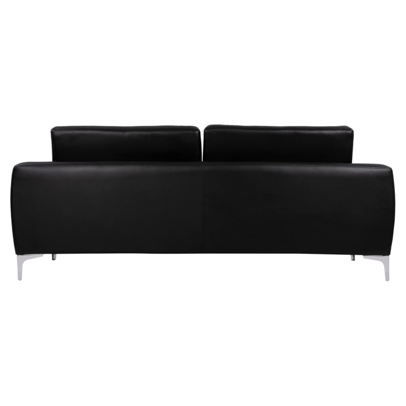 ΚΑΝΑΠΕΣ 3ΘΕΣΙΟΣ KENZIE HM3121.31 ΜΕ ΜΑΥΡΟ PU 190x81x81 εκ.