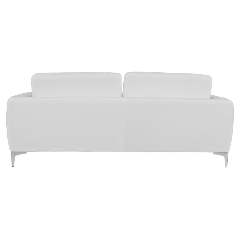 ΚΑΝΑΠΕΣ 3ΘΕΣΙΟΣ KENZIE HM3121.32 ΜΕ ΛΕΥΚΟ PU 190x81x81 εκ.