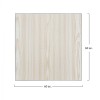 ΕΠΙΦΑΝΕΙΑ ΤΡΑΠΕΖΙΟΥ ΑΠΟ MDF 60Χ60 εκ. HM8437.03 ΔΡΥΣ ΜΑΥΡΟ