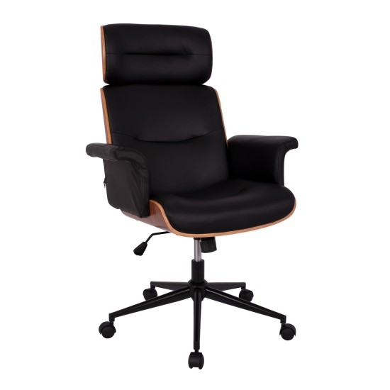 ΚΑΡΕΚΛΑ ΓΡΑΦΕΙΟΥ ΔΙΕΥΘΥΝΤΙΚΗ SUPERIOR PRO HM1108.01 ΚΑΡΥΔΙ-ΜΑΥΡO PU 74x74x116Yεκ. ΚΑΡΕΚΛΑ ΓΡΑΦΕΙΟΥ ΔΙΕΥΘΥΝΤΙΚΗ SUPERIOR PRO HM1108.01 ΚΑΡΥΔΙ-ΜΑΥΡO PU 74x74x116Yεκ.