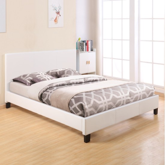 ΚΡΕΒΑΤΙ BECCA 150x200 εκ. ΜΕ PU ΛΕΥΚΟ HM553.01 ΚΡΕΒΑΤΙ BECCA 150x200 εκ. ΜΕ PU ΛΕΥΚΟ HM553.01