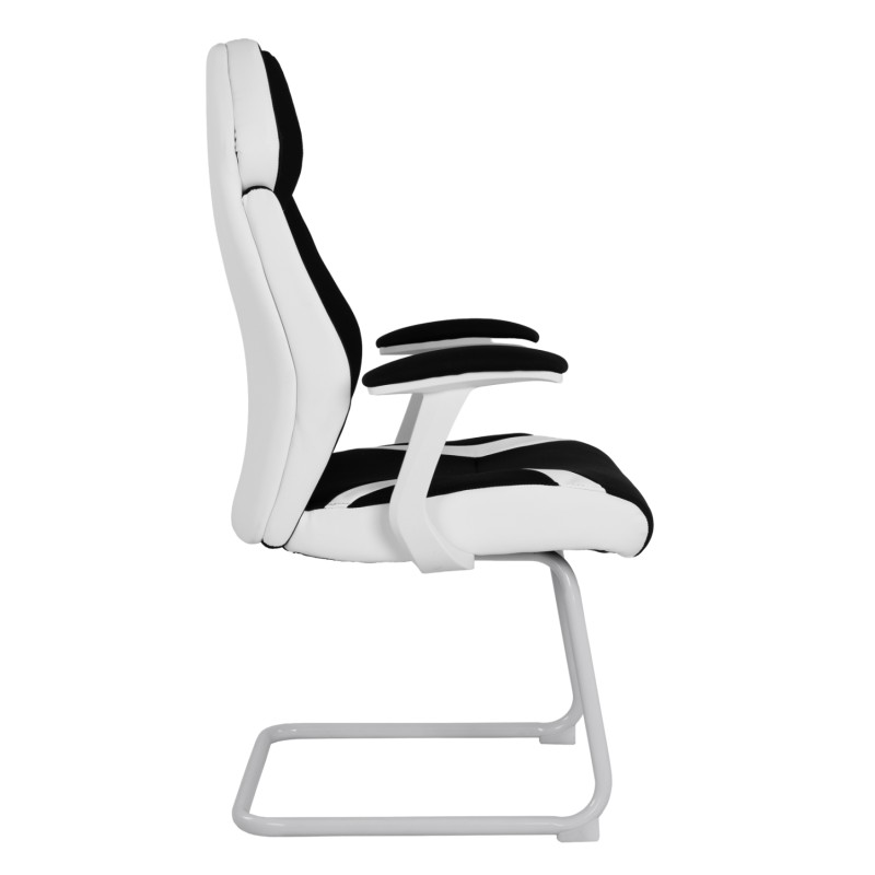 ΠΟΛΥΘΡΟΝΑ ZAHARA HM1102.02 ΣΕ ΧΡΩΜΑ ΜΑΥΡΟ ΜΕ ΑΣΠΡΟ 66,5x63x108cm