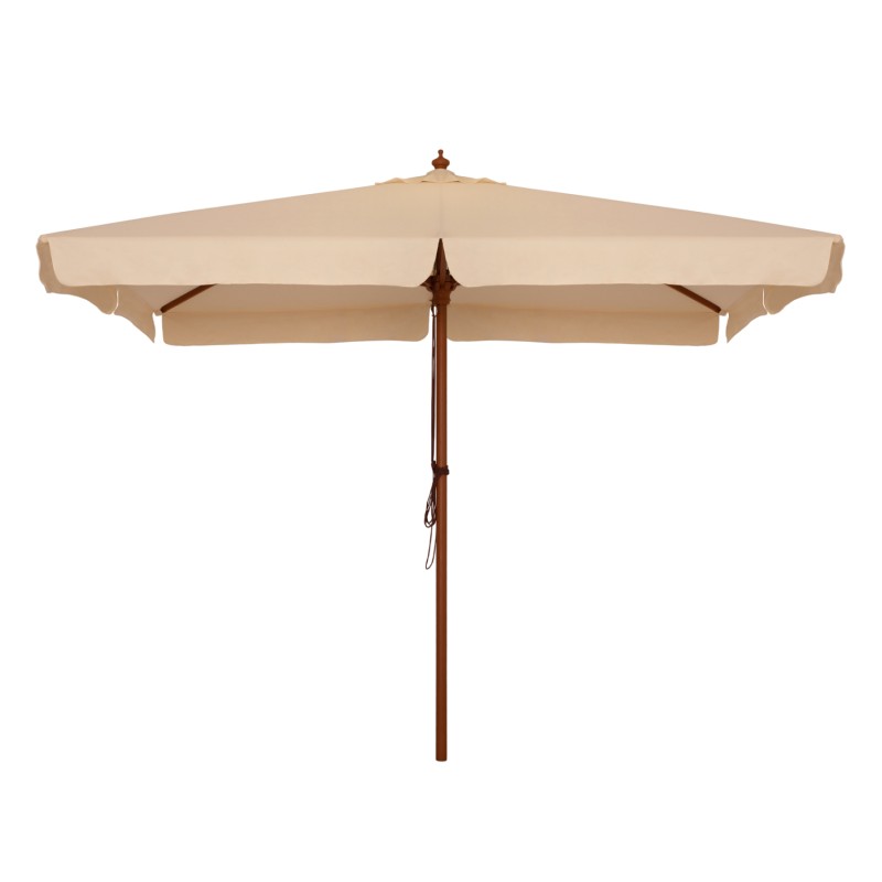 ΟΜΠΡΕΛΑ ΕΠΑΓΓΕΛΜΑΤΙΚΗ WALLER 3,00X3,00X2,50Y ΜΕ ΞΥΛΙΝΟ ΣΚΕΛΕΤΟ HM6022 ΜΠΕΖ