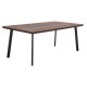 ΤΡΑΠΕΖΙ ΑΛΟΥΜΙΝΙΟΥ TABER ΜΕ POLYWOOD 200X100 ΓΚΡΙ HM5131.12