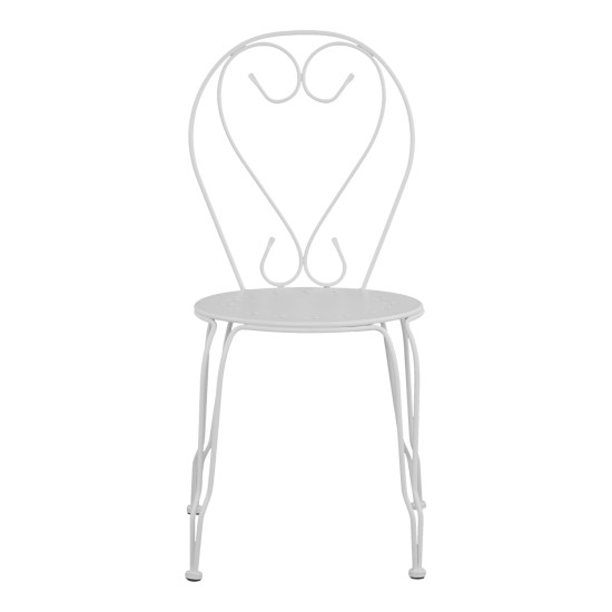 ΚΑΡΕΚΛΑ ΜΕΤΑΛΛΙΚΗ AMORE ΛΕΥΚΗ 42x48x90 εκ. HM5007.12 ΚΑΡΕΚΛΑ ΜΕΤΑΛΛΙΚΗ AMORE ΛΕΥΚΗ 42x48x90 εκ. HM5007.12