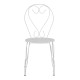 ΚΑΡΕΚΛΑ ΜΕΤΑΛΛΙΚΗ AMORE ΛΕΥΚΗ 42x48x90 εκ. HM5007.12 ΚΑΡΕΚΛΑ ΜΕΤΑΛΛΙΚΗ AMORE ΛΕΥΚΗ 42x48x90 εκ. HM5007.12