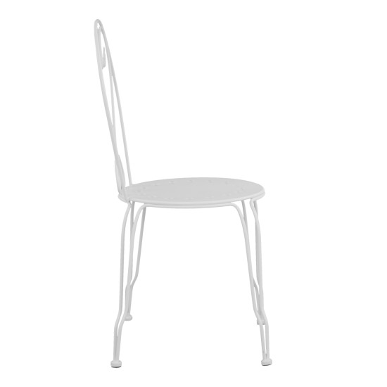 ΚΑΡΕΚΛΑ ΜΕΤΑΛΛΙΚΗ AMORE ΛΕΥΚΗ 42x48x90 εκ. HM5007.12 ΚΑΡΕΚΛΑ ΜΕΤΑΛΛΙΚΗ AMORE ΛΕΥΚΗ 42x48x90 εκ. HM5007.12