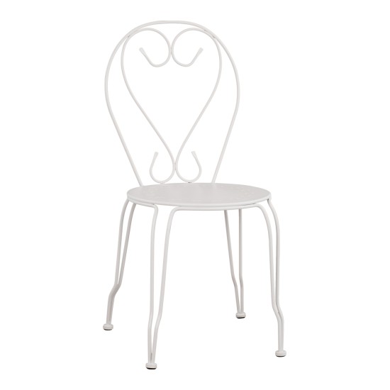 ΚΑΡΕΚΛΑ ΜΕΤΑΛΛΙΚΗ AMORE ΛΕΥΚΗ 42x48x90 εκ. HM5007.12 ΚΑΡΕΚΛΑ ΜΕΤΑΛΛΙΚΗ AMORE ΛΕΥΚΗ 42x48x90 εκ. HM5007.12