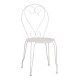 ΚΑΡΕΚΛΑ ΜΕΤΑΛΛΙΚΗ AMORE ΛΕΥΚΗ 42x48x90 εκ. HM5007.12 ΚΑΡΕΚΛΑ ΜΕΤΑΛΛΙΚΗ AMORE ΛΕΥΚΗ 42x48x90 εκ. HM5007.12