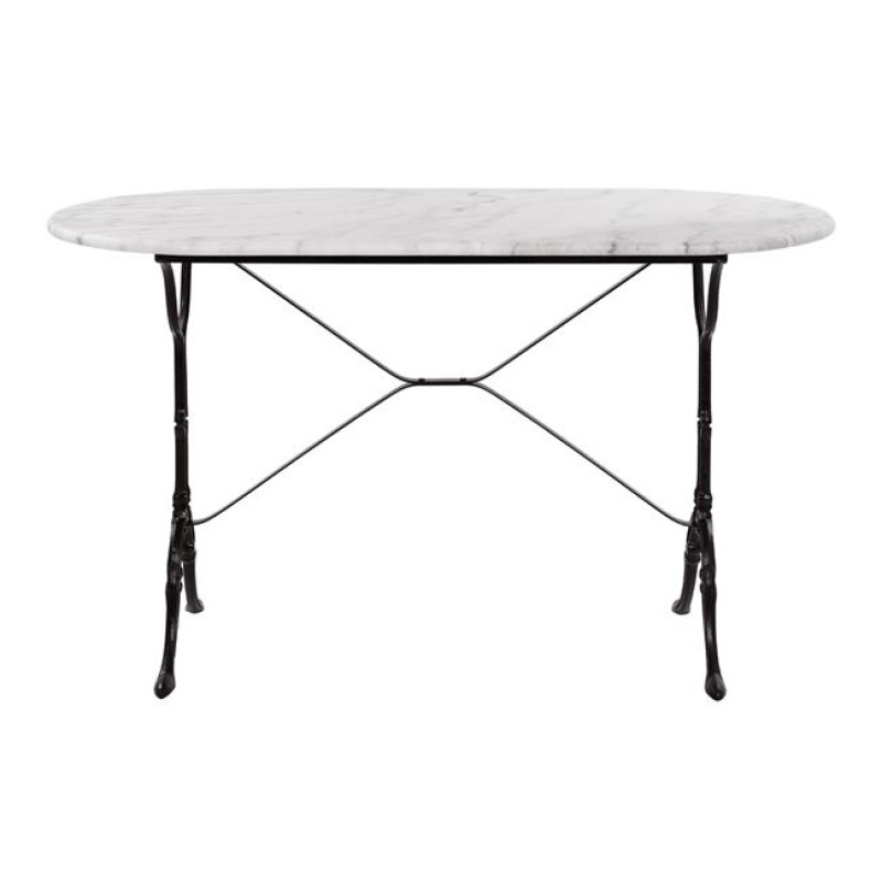 ΤΡΑΠΕΖΙ DELILAH ΜΕ ΒΑΣΗ ΑΠΟ ΜΑΝΤΕΜΙ HM440 ΜΕ ΜΑΡΜΑΡΟ ΟΒΑΛ 120Χ59X72