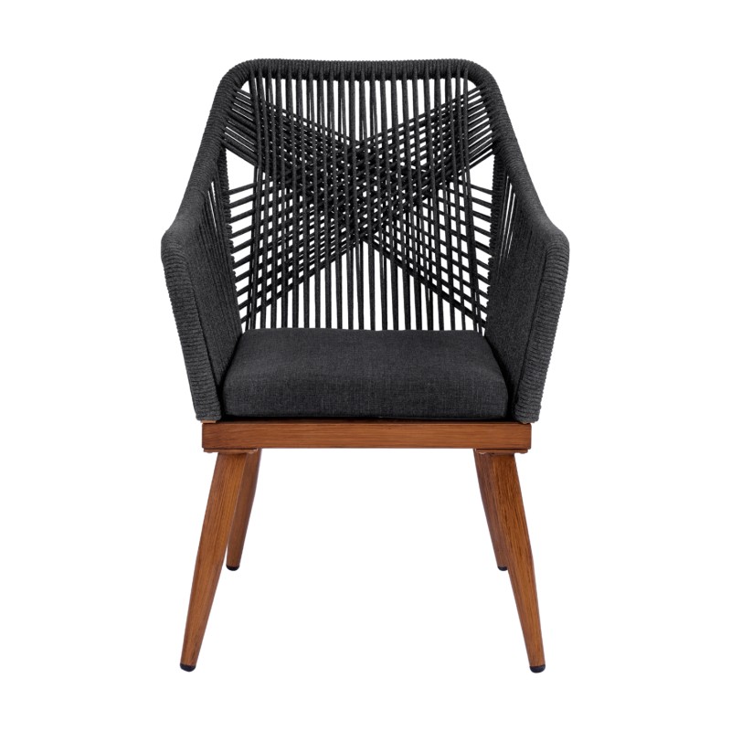 ΠΟΛΥΘΡΟΝΑ ΑΛΟΥΜΙΝΙΟΥ MYRTIA ΜΕ ΣΧΟΙΝΙ ΓΚΡΙ ΚΑΙ ΚΑΡΥΔΙ ΠΟΔΙΑ HM5549.01 62x63x90Ycm