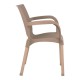 ΠΟΛΥΘΡΟΝΑ ΠΟΛΥΠΡΟΠΥΛΕΝΙΟΥ RATTAN ΠΟΔΙ ALU HM5591.02 ΚΑΠΟΥΤΣΙΝΟ 60x60x82 cm ΠΟΛΥΘΡΟΝΑ ΠΟΛΥΠΡΟΠΥΛΕΝΙΟΥ RATTAN ΠΟΔΙ ALU HM5591.02 ΚΑΠΟΥΤΣΙΝΟ 60x60x82 cm