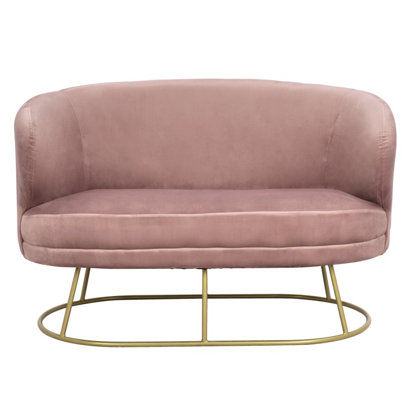 ΚΑΝΑΠΕΣ 2ΘΕΣΙΟΣ ARIEN HM8492.02 ΑΠΟ ΒΕΛΟΥΔΟ ΣΑΠΙΟ ΜΗΛΟ ΜΕ ΧΡΥΣΗ ΒΑΣΗ 125X80X84Y εκ.