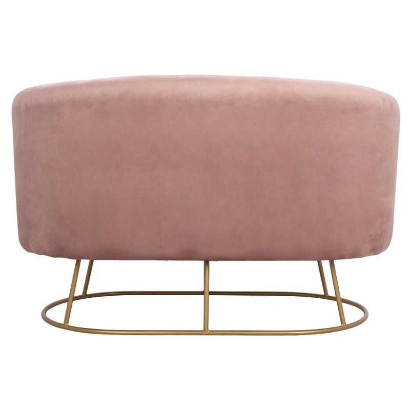 ΚΑΝΑΠΕΣ 2ΘΕΣΙΟΣ ARIEN HM8492.02 ΑΠΟ ΒΕΛΟΥΔΟ ΣΑΠΙΟ ΜΗΛΟ ΜΕ ΧΡΥΣΗ ΒΑΣΗ 125X80X84Y εκ.