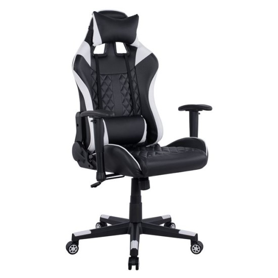 ΠΟΛΥΘΡΟΝΑ GAMING JOURNEY HM1146.04 ΣΕ ΧΡΩΜΑ ΜΑΥΡΟ-ΛΕΥΚΟ 68Χ69Χ130 ΕΚ ΠΟΛΥΘΡΟΝΑ GAMING JOURNEY HM1146.04 ΣΕ ΧΡΩΜΑ ΜΑΥΡΟ-ΛΕΥΚΟ 68Χ69Χ130 ΕΚ