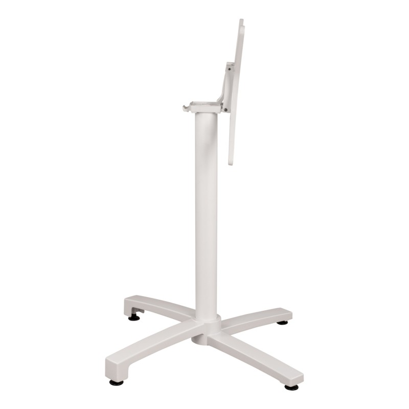 ΒΑΣΗ ΑΛΟΥΜΙΝΙΟΥ HM459.02 ΛΕΥΚΟ ΜΑΤ 69Χ69Χ73Υεκ. ΜΕ ΕΠΙΦΑΝΕΙΑ 48Χ48εκ.