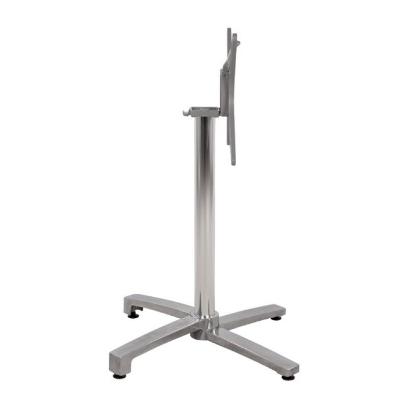 ΒΑΣΗ ΑΛΟΥΜΙΝΙΟΥ ΠΤΥΣΣΟΜΕΝΗ ΧΡΩΜΙΟΥ 69Χ69Χ73Υεκ. ΜΕ ΣΤΑΥΡΟ 48Χ48εκ.HM459.03