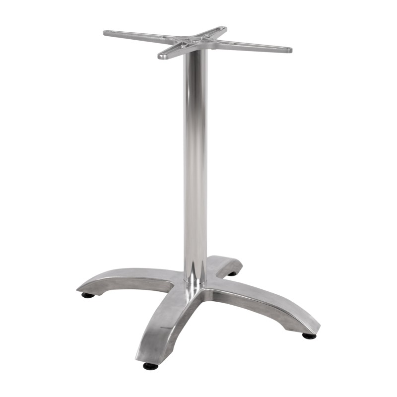 ΒΑΣΗ ΑΛΟΥΜΙΝΙΟΥ HM460.03 ΧΡΩΜΙΟΥ 66Χ66Χ72Υεκ. ΜΕ ΣΤΑΥΡΟ 48Χ48εκ.