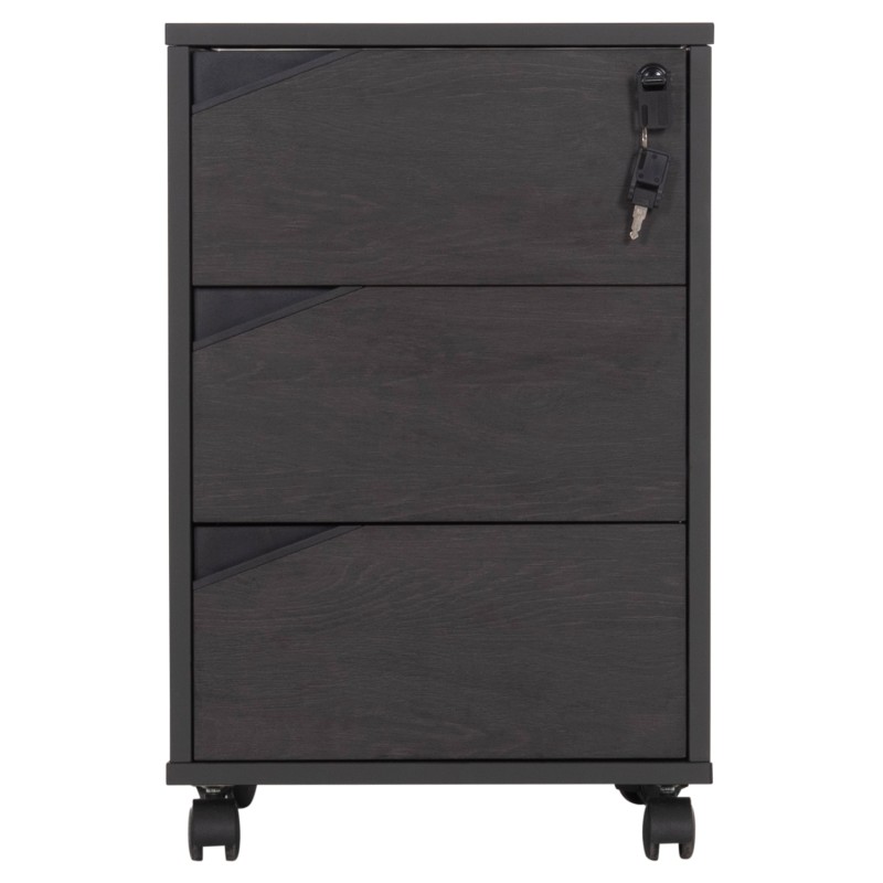 ΕΠΑΓΓΕΛΜΑΤΙΚΗ ΣΥΡΤΑΡΙΕΡΑ ΓΡΑΦΕΙΟΥ ΜΕ ΡΟΔΑΚΙΑ ROSEWOOD HM2108 42X42X60Y εκ.