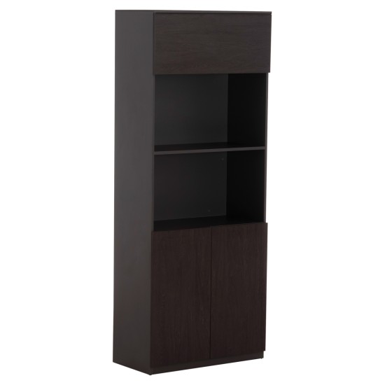 ΒΙΒΛΙΟΘΗΚΗ ΓΡΑΦΕΙΟΥ ΕΠΑΓΓΕΛΜΑΤΙΚΗ ROSEWOOD HM2089 80Χ40Χ200Υ εκ. ΒΙΒΛΙΟΘΗΚΗ ΓΡΑΦΕΙΟΥ ΕΠΑΓΓΕΛΜΑΤΙΚΗ ROSEWOOD HM2089 ΜΕΛΑΜΙΝΗ ΓΚΡΙ-WENGE 80Χ40Χ200Υεκ.