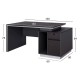 ΓΡΑΦΕΙΟ ΕΠΑΓΓΕΛΜΑΤΙΚΟ ΜΕ ΔΕΞΙΟ ΝΤΟΥΛΑΠΙ ROSEWOOD HM2087R 160X80X76Υ εκ. ΓΡΑΦΕΙΟ ΕΠΑΓΓΕΛΜΑΤΙΚΟ ΜΕ ΔΕΞΙΟ ΝΤΟΥΛΑΠΙ ROSEWOOD HM2087R 160X80X76Υ εκ.