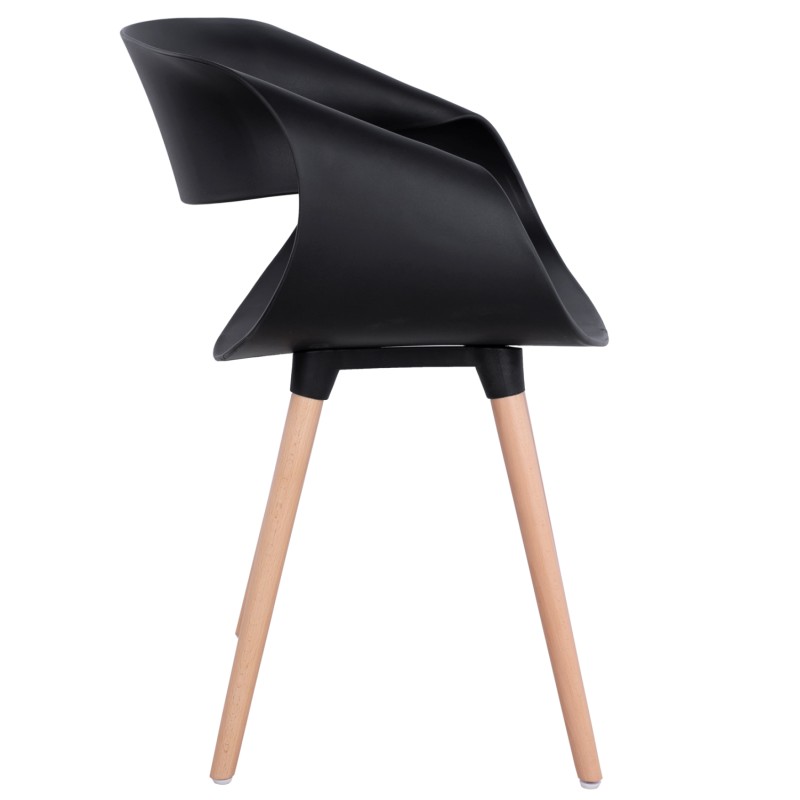 ΠΟΛΥΘΡΟΝΑ ΠΟΛΥΠΡΟΠΥΛΕΝΙΟΥ MAGGIE HM8600.02 ΣΕ ΜΑΥΡΟ ΧΡΩΜΑ 59x53x80Υ εκ.