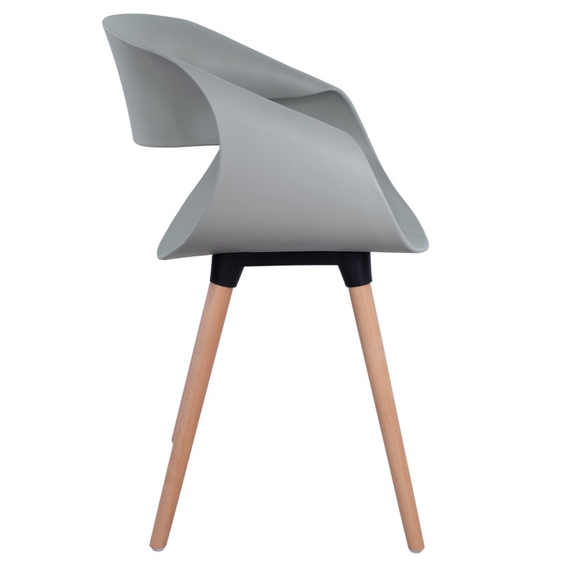 ΠΟΛΥΘΡΟΝΑ ΠΟΛΥΠΡΟΠΥΛΕΝΙΟΥ MAGGIE HM8600.10 ΣΕ ΓΚΡΙ ΧΡΩΜΑ 59x53x80Υ εκ.