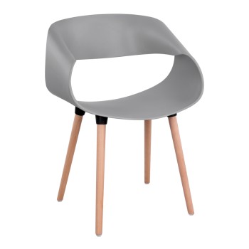 ΠΟΛΥΘΡΟΝΑ ΠΟΛΥΠΡΟΠΥΛΕΝΙΟΥ MAGGIE HM8600.10 ΣΕ ΓΚΡΙ ΧΡΩΜΑ 59x53x80Υ εκ.