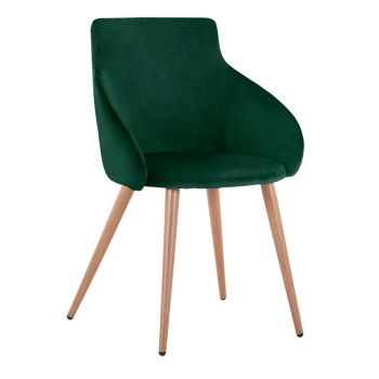 ΠΟΛΥΘΡΟΝΑΚΙ IVY ΒΕΛΟΥΔΟ ΚΥΠΑΡΙΣΣΙ ΚΑΙ ΜΕΤΑΛΛΙΚΑ ΠΟΔΙΑ HM8546.03 55x55x80Υ εκ.