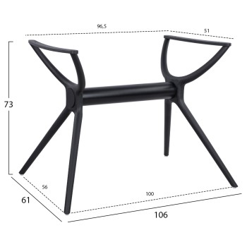 ΒΑΣΗ ΠΟΛΥΠΡΟΠΥΛΕΝΙΟΥ ΜΑΥΡΗ HM463.01 ΓΙΑ ΕΠΙΦΑΝΕΙΑ 120Χ80