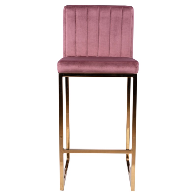 ΣΚΑΜΠΟ ΜΕΣΑΙΟΥ ΥΨΟΥΣ PIPER ΒΕΛΟΥΔΟ ΣΑΠΙΟ ΜΗΛΟ & ΧΡΥΣΟ ΜΕΤΑΛΛΙΚΟ ΣΚΕΛΕΤΟ HM8525.02 40x49x96 εκ.